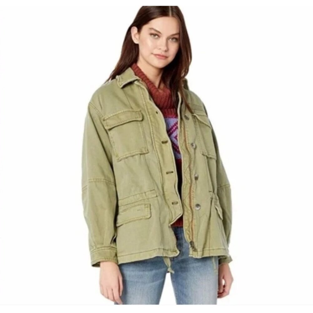 Free People Seize the Day Jacket Size Medium Retail $178